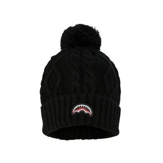 Sprayground Sprayground | Black Knit Puff Beanie