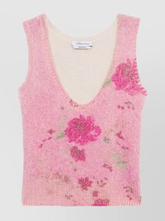 Blumarine sleeveless knitted top