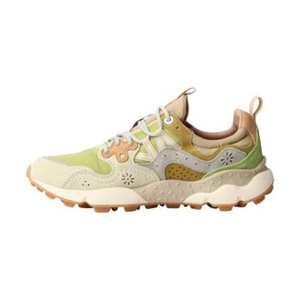 Flower Mountain Dames, Schoenen, Groen, Maat: 37 EU Leer