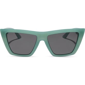 DIFF Eyewear Vinona Sunglasses in Milky Jelly Mint Grey at Nordstrom Rack