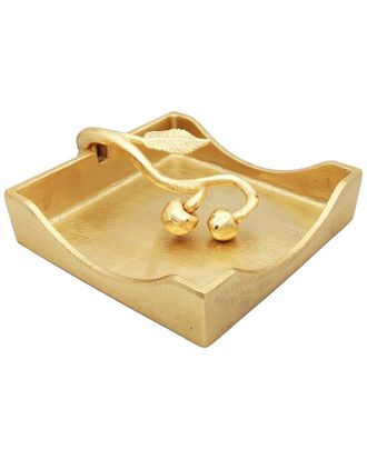 Alice Pazkus 7Ind Gold Napkin Holder