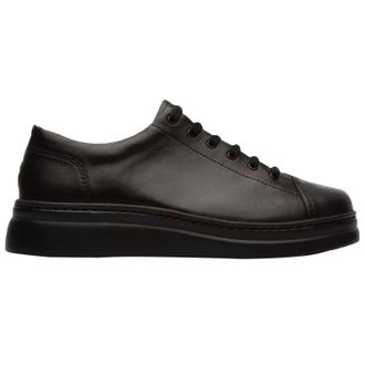 Camper Runner Up K200508 Leather Womens Low Top Trainers - Black Black - Size:UK 2