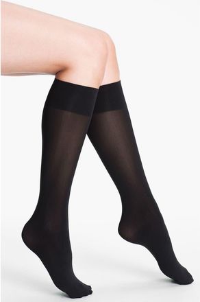 Commando Ultimate Opaque Trouser Socks in Black at Nordstrom