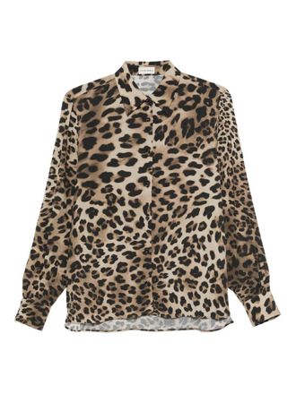 Officine G&eacute;n&eacute;rale Elzini Leopard Voile Viscose
