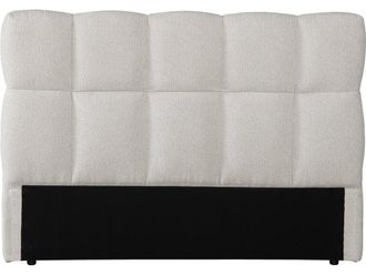 Habitat & Jardin Cabezera y faldon cubresomier beige 158 x 11 x 112 cm