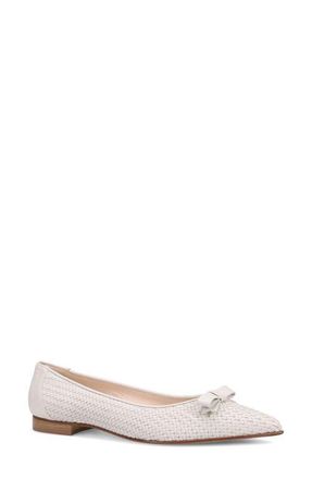 Ron White Jada Pointed Toe Flat in Ivory at Nordstrom, Size 7.5-8Us