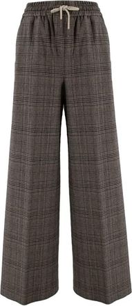 PANICALE Broek - Dames - Wijde Broeken - Grijs - M - Broeken