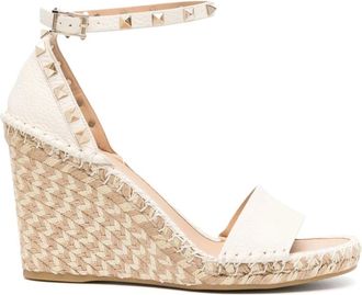 Valentino Garavani Rockstud Wedge Espadrille