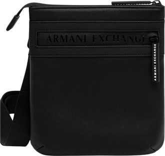 A|X Armani Exchange Heren, Tassen, Zwart, Maat: ONE Size Leer