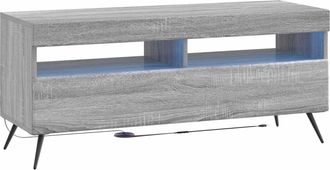 vidaXL Mueble De Tv Led Sonoma Gris Madera De Ingenier&iacute;a Vidaxl