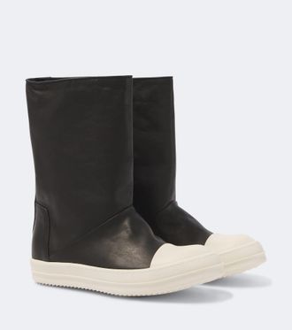 Rick Owens Sneakwaders leather boots