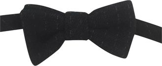 Il Gufo Vlinderdas van een viscosemix - Heren - Accessoires - Blauw - ONE Size - Polyester - Accessoires