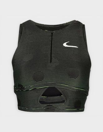 Off-white Womens Nike x Off-White Black Performance Top Khaki - Size: 10/8