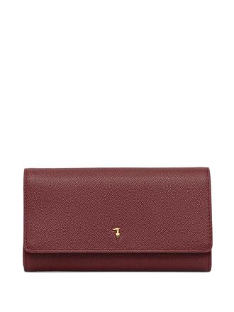 Trussardi Portemonnee met logoplakkaat - Rood