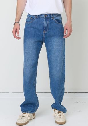 Denim Project Loose-fit-Jeans DENIM PROJECT, Herren, Gr. 34, L&auml;nge 32, blau (blau denim wash), Denim/Jeans, Obermaterial: 100% Baumwolle, loose fit lang, Jeans Loos