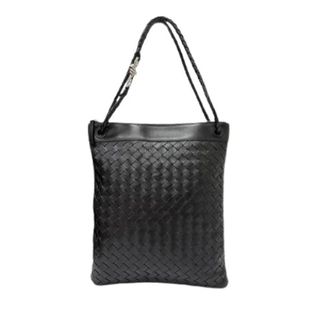 Bottega Veneta Pre-owned Andiamo Flat Messenger Bag - Dames - Vintage Schoudertas - Zwart - ONE Size - Leer - Vintage