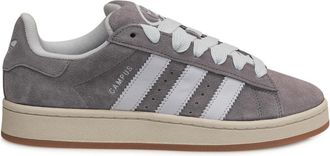 adidas Grijze leren sneakers met logo - Heren - Sneakers - Grijs - 46 EU - Schoenen