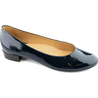 Marc Joseph New York Madison Leather Flat in Navy Soft Patent at Nordstrom, Size 10.5