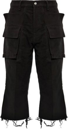 Rick Owens Heren, Korte broeken, Zwart, Maat: W31 Katoen