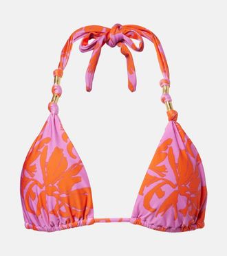 Vix Paula printed bikini top
