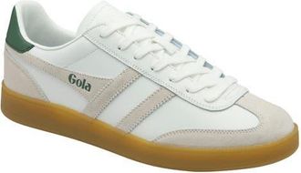 Gola Viper Sneaker in White/White/Evergreen/Gum at Nordstrom, Size 10.5