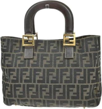 Fendi Pre-owned Handbags, female, Brown, Size: ONE SIZE Pre-owned Vintage Handbag