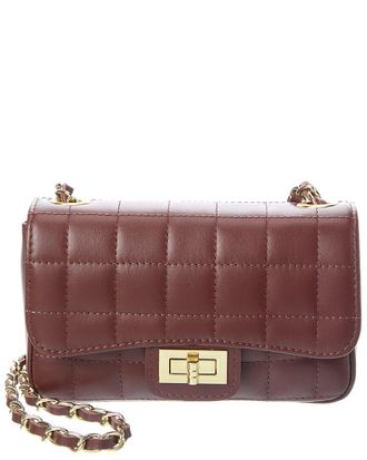 Persaman New York Poppy Quilted Leather Crossbody