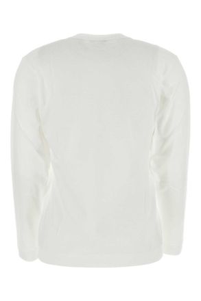 Comme Des Gar&ccedil;ons Sleeve Long-Sleeve T-Shirt - White