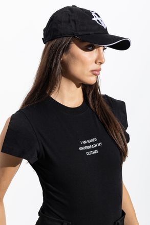 VETEMENTS Cap With Peak, Unisex, Black