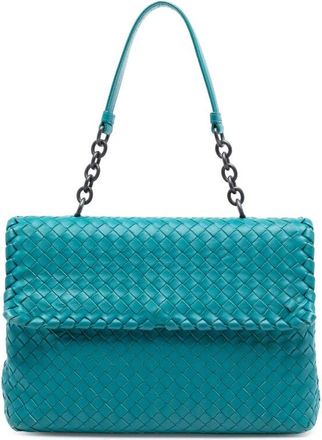 Bottega Veneta Pre-owned Bottega Veneta Medium Nappa Intrecciato Olimpia Shoulder Bag Ladies B04871013S