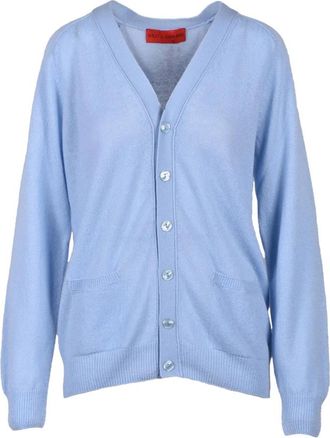 Wild Cashmere Cashmere Cardigan - Dames - Cashmere truien - Blauw - XS - Truien & Vesten
