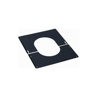 TEN Piastra di finitura in acciaio inox TEN 482415 da 30&deg; a 45&deg; D150 mm nera