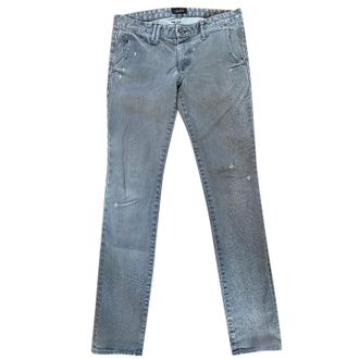 Chimala Grey Distressed Cuff Jeans Size 27/69