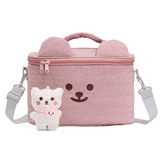 Generic Pufei Cute Shoulder Bags Large Crossbody Bag for Women Work Shopping Travel (Pink)