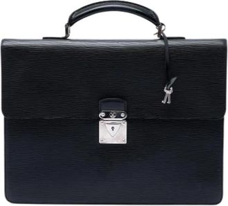 Louis Vuitton Pre-owned Robusto 1 - unisex - Vintage Handtas - Zwart - ONE Size - Leer - Vintage