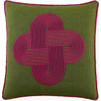 Jonathan Adler Pompidou Pillow in Olive Plus at Nordstrom, Size 1Ft 8In X 1Ft 8In