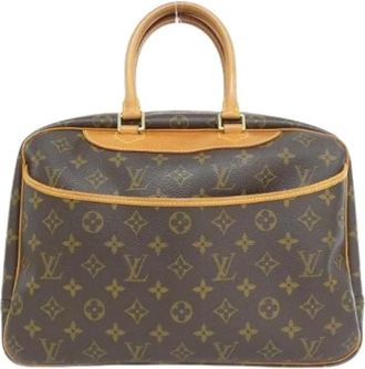 Louis Vuitton Pre-owned Handbags, female, Brown, Size: ONE SIZE Pre-owned Canvas Handbag