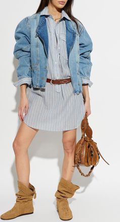 Isabel Marant Dress Loriane, Womens, Light Blue