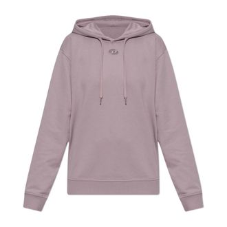 Diesel F-Normy-Hood-Od Hoodie - Dames - Hoodies - Paars - XL - Katoen - Hoodies & sweatvesten