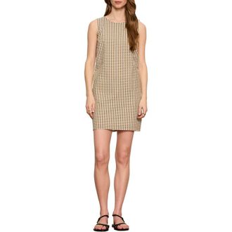 Sanctuary Way to Be Gingham Shift Dress in Timber Green/Collagen Gingham at Nordstrom, Size X-Large
