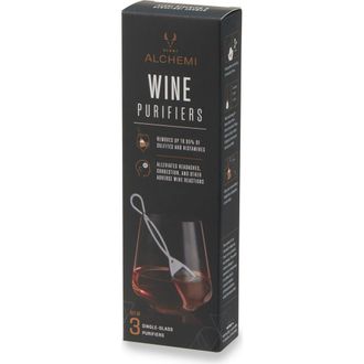 Viski Alchemi Wine Purifiers Set of 3 in Silver at Nordstrom