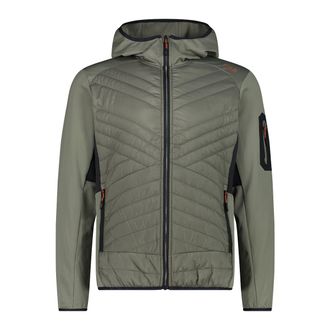 F.lli Campagnolo Womens Mens Hybrid Jacket Fixed Hood Sage/Antracite - Sage Green - Size Medium