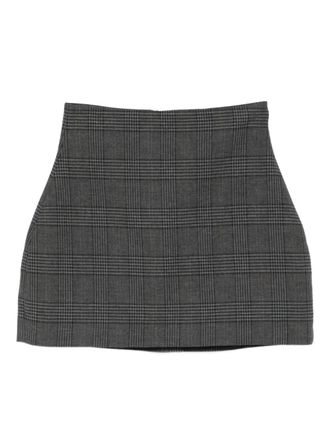 Aniye By checked mini skirt - women - Polyester/Viscose/Polyester - M - Grey