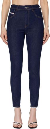 Diesel Skinny Jeans - 1984 Slandy-High - Jeans - Woman - Blue