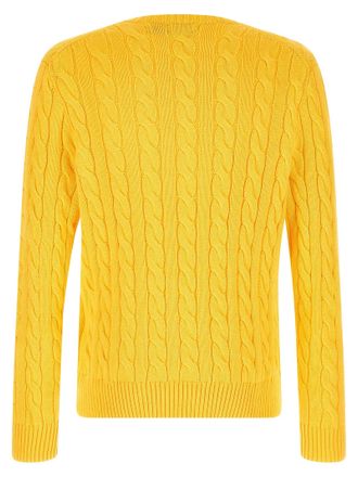 Polo Ralph Lauren Cable-Knit Cotton Sweater - Yellow