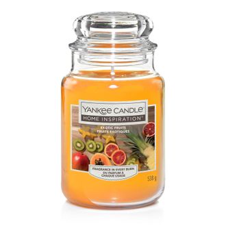 Yankee Candle Company Exotic Fruits, candela in giara grande Yankee Candle