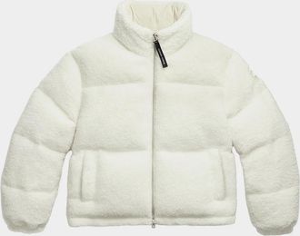Canada Goose Fallon Puffer Jacket in High-Pile Fleece