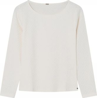 Gustav Long Sleeve Top - Dames - Longsleeves - Wit - L - Tops