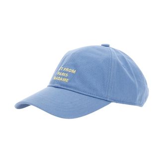 Dr&ocirc;le de Monsieur Casquette Slogan - Heren - Petten - Blauw - ONE Size - Katoen - Accessoires
