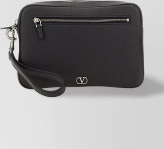 Valentino Garavani leather clutch bag